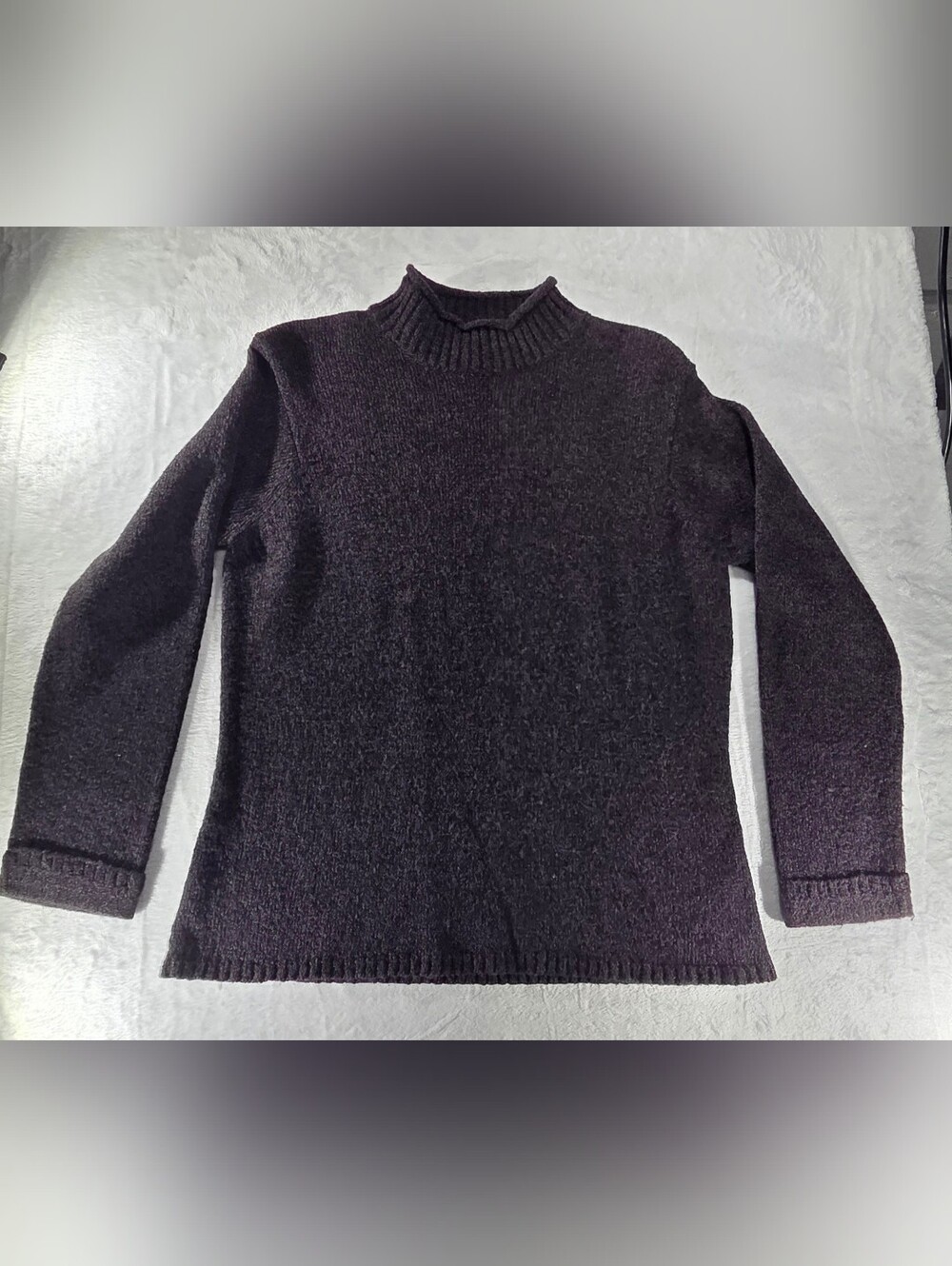 Vintage Evan-Picone 100% acrylic turtleneck sweater Sz XL - 0162
